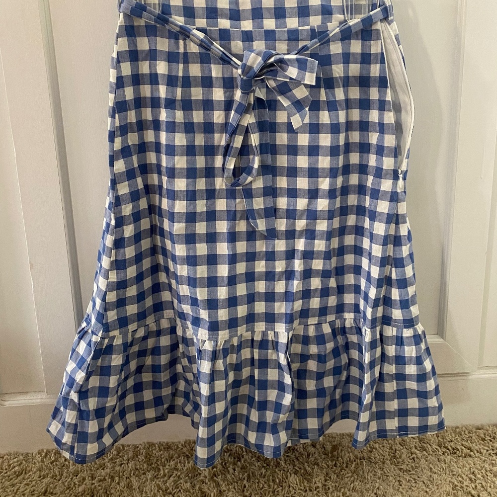 Gingham skirt